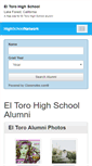 Mobile Screenshot of eltorohighschool.org