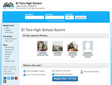 Tablet Screenshot of eltorohighschool.org
